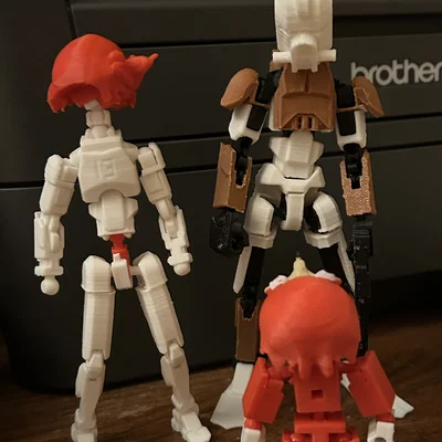 Mô hình 3D Clone Commander Monnk cho khung Dummy 13 cực chất