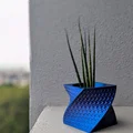 Vase_04 – Bình hoa hiện đại tối giản họa tiết kim cương - Thumbnail 2