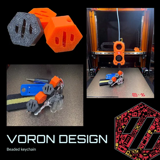 Hạt (Bead) Logo Voron Design In 3D - Image 1