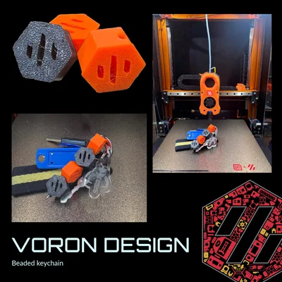 Hạt (Bead) Logo Voron Design In 3D