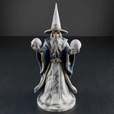 Mô hình in 3D Pháp sư (Magician Figurine) cho người yêu game