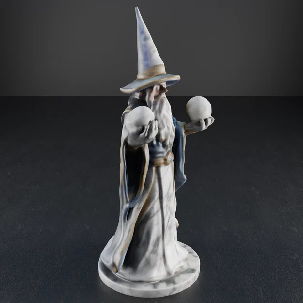 Mô hình in 3D Pháp sư (Magician Figurine) cho người yêu game - Image 2