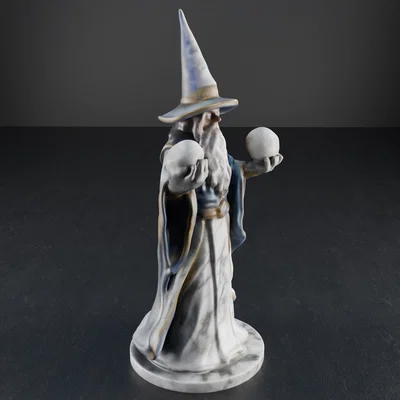 Mô hình in 3D Pháp sư (Magician Figurine) cho người yêu game