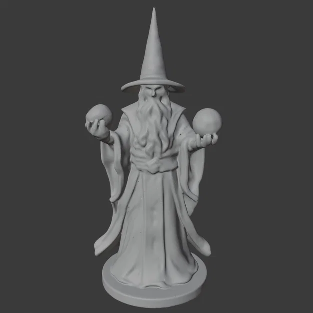 Mô hình in 3D Pháp sư (Magician Figurine) cho người yêu game - Image 4