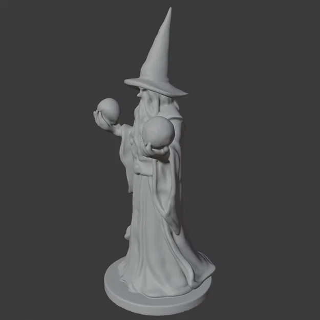 Mô hình in 3D Pháp sư (Magician Figurine) cho người yêu game - Image 5