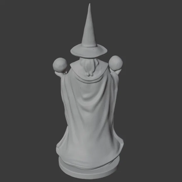Mô hình in 3D Pháp sư (Magician Figurine) cho người yêu game - Image 6