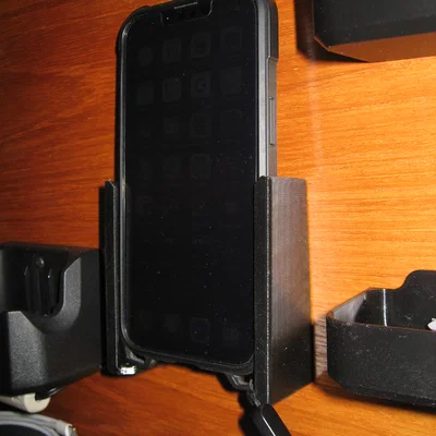 Kệ treo tường đỡ điện thoại nghiêng (Phone Wall Mount Rack)