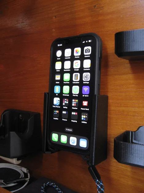 Kệ treo tường đỡ điện thoại nghiêng (Phone Wall Mount Rack) - Image 3