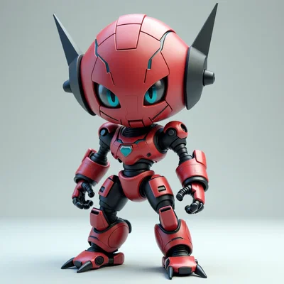 Mô hình 3D Robot Mili V2: Đồ chơi robot phong cách chiến binh siêu ngầu