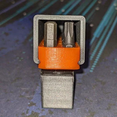 Giá giữ mũi vít 20mm (LTT) dạng vuông gắn nam châm (Parametric)