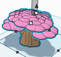 Mô hình hạt trang trí Cherry Blossom Bead (Hạt hoa anh đào) in 3D - Image 1