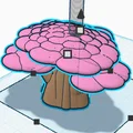 Mô hình hạt trang trí Cherry Blossom Bead (Hạt hoa anh đào) in 3D - Thumbnail 1