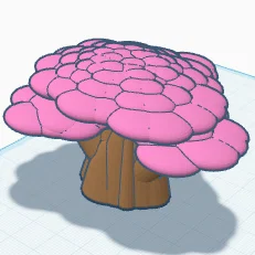 Mô hình hạt trang trí Cherry Blossom Bead (Hạt hoa anh đào) in 3D