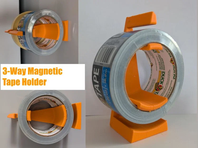 Giá đỡ/đế làm việc băng keo nam châm 3 kiểu (3-way Magnetic Tape Holder/Workstand) - Image 1