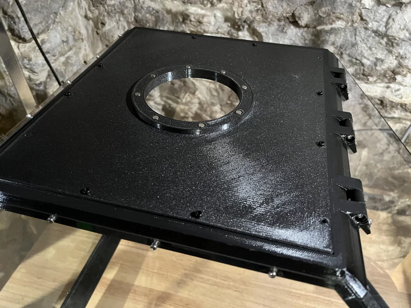 EnXLosure: Top Panel 2 Mảnh Kèm Cổng Xả 4 Inch Magnetic - Image 1