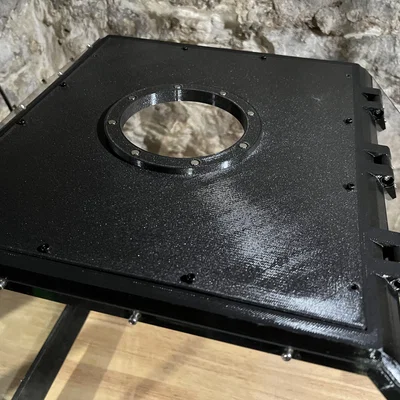 EnXLosure: Top Panel 2 Mảnh Kèm Cổng Xả 4 Inch Magnetic