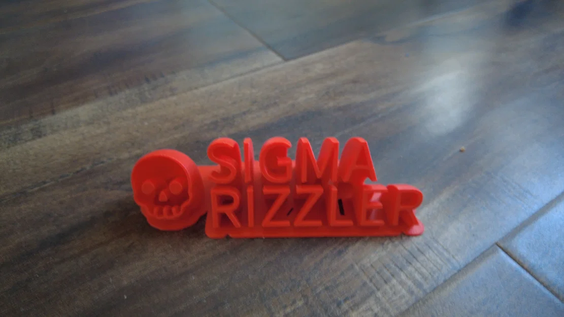 Mô hình trang trí Sigma Rizzler độc đáo in 3D tại nhà - Image 1