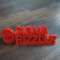 Mô hình trang trí Sigma Rizzler độc đáo in 3D tại nhà - Thumbnail 1
