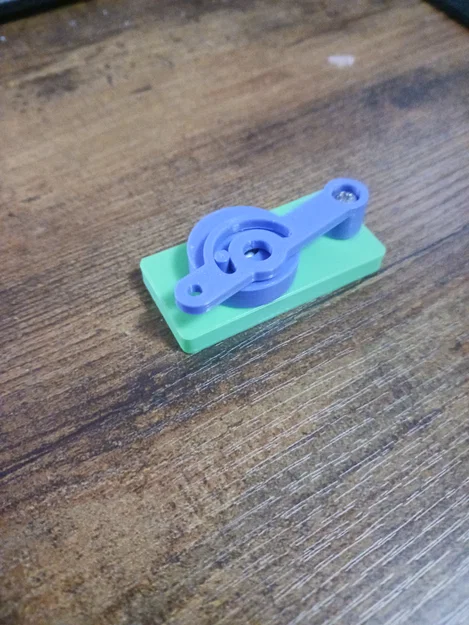 Cơ cấu tay đòn xoay (Half Swing Arm Mechanism) - Mô hình cơ khí 3D - Image 1