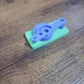 Cơ cấu tay đòn xoay (Half Swing Arm Mechanism) - Mô hình cơ khí 3D - Thumbnail 1