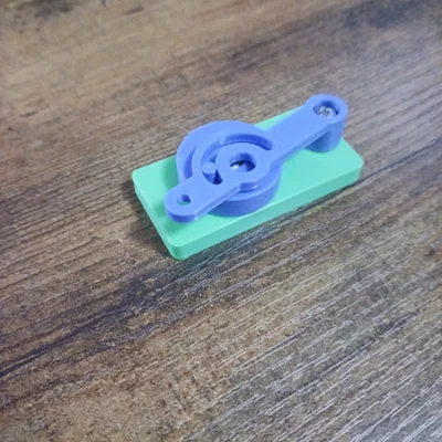 Cơ cấu tay đòn xoay (Half Swing Arm Mechanism) - Mô hình cơ khí 3D