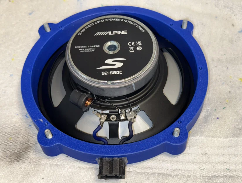 Adapter loa Porsche 987 Boxster 8" - ABS - Image 4