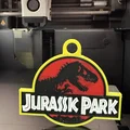 Móc khóa biểu tượng Jurassic Park (Jurassic Park Keychain) - Thumbnail 1