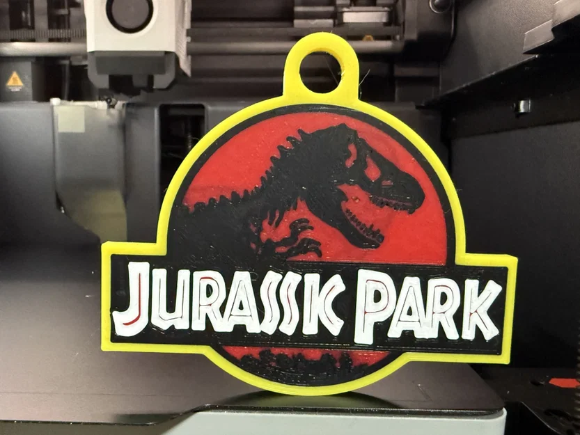 Móc khóa biểu tượng Jurassic Park (Jurassic Park Keychain) - Image 4