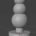 Mô hình trang trí 3D dạng chuỗi hạt độc đáo, dễ dàng in ấn - Thumbnail 3