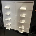 Ngăn kéo Gridfinity in hoàn toàn cho IKEA Kallax (kéo ra hết cỡ) - Thumbnail 1