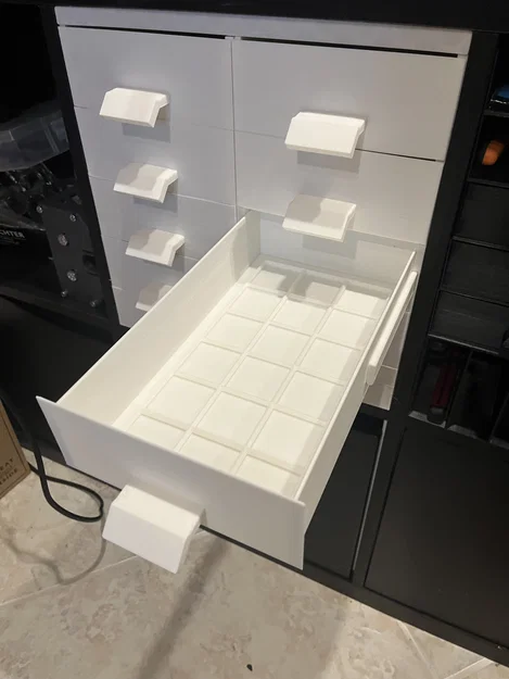 Ngăn kéo Gridfinity in hoàn toàn cho IKEA Kallax (kéo ra hết cỡ) - Image 2