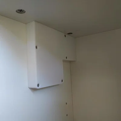 Nắp che hộp âm phẳng cho kệ Ikea Billy