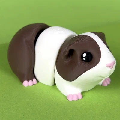 Chuột lang (Guinea Pig) Articulated – Mẫu print-in-place siêu dễ thương
