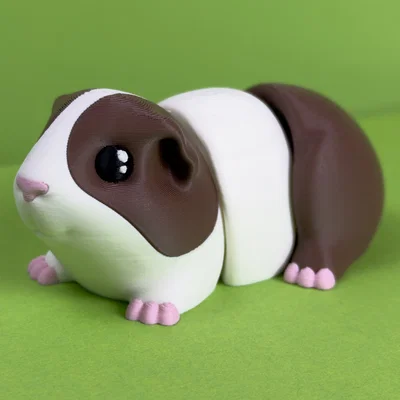 Chuột lang (Guinea Pig) Articulated – Mẫu print-in-place siêu dễ thương