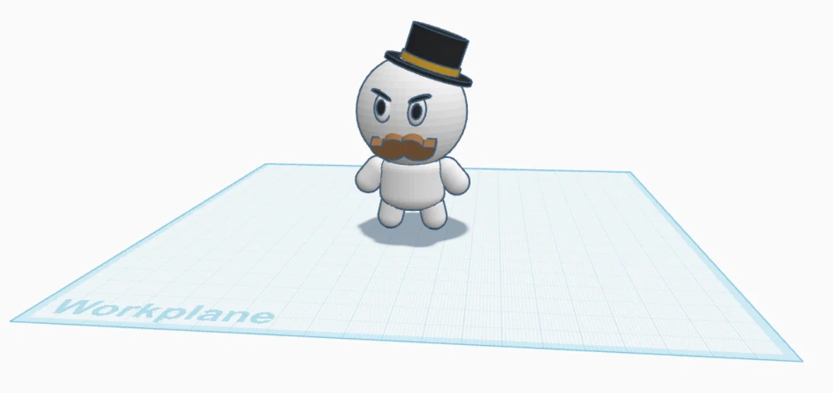 Mô hình người tuyết vui nhộn đội mũ lịch lãm - File in 3D độc đáo - Image 1