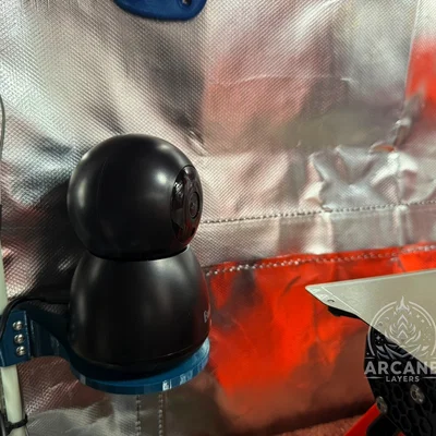 Ngàm gắn camera Prusa Buddy cho lều enclosure máy in 3D (ống 8mm)