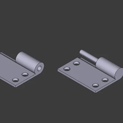 Mẫu thiết kế bản lề cửa Hinge v2 in 3D tiện dụng cho mọi dự án
