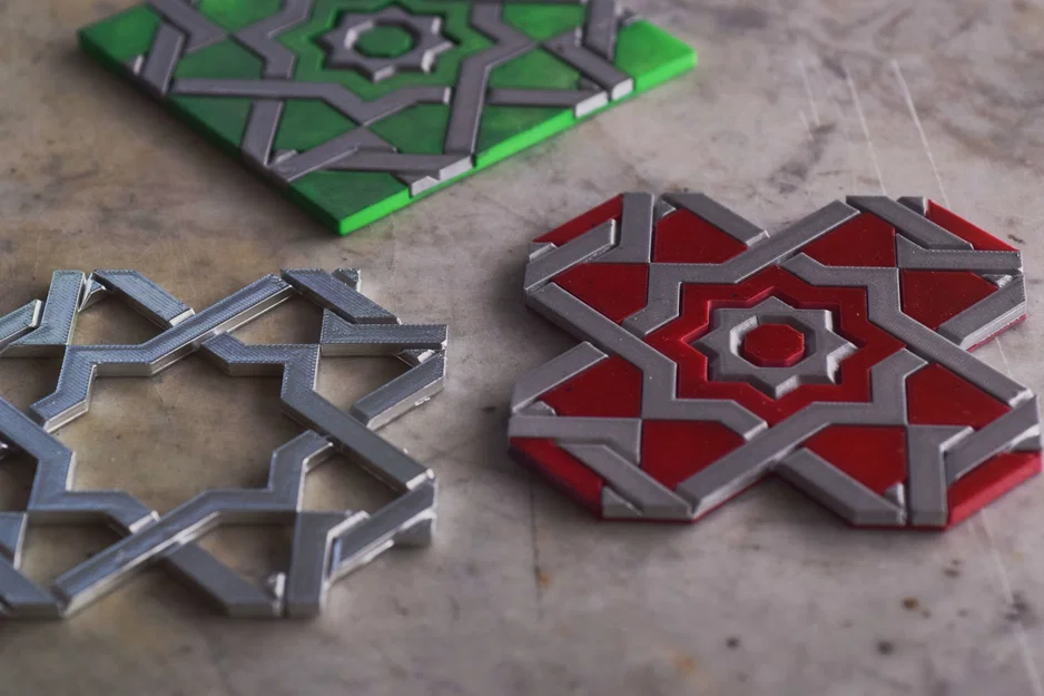 Lót ly Arabesque (Girih) 2 - Image 4