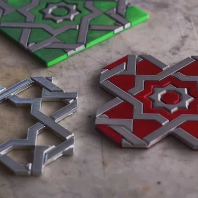 Lót ly Arabesque (Girih) 2