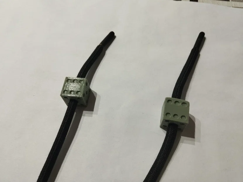 Mẫu in 3D hạt xỏ dây hình xúc xắc (Dice Bead) cực chất - Image 1
