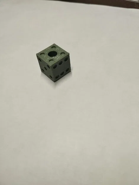 Mẫu in 3D hạt xỏ dây hình xúc xắc (Dice Bead) cực chất - Image 2