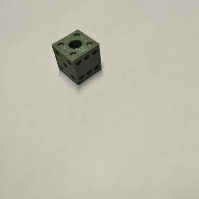 Mẫu in 3D hạt xỏ dây hình xúc xắc (Dice Bead) cực chất