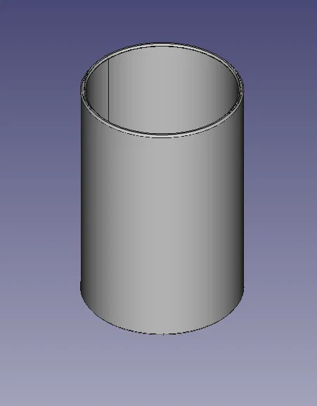 Chụp đèn hình trụ tinh tế cho đui đèn E14 (3D Printable) - Image 1