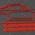 Silhouette Porsche 911 Carrera 1986 – V2 - Thumbnail 3