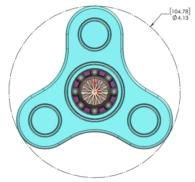 Đồ Chơi Cầm Tay Fidget Spinner - Image 4