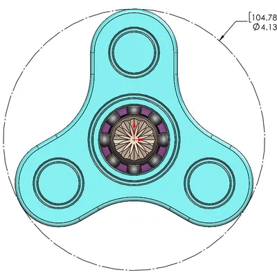 Đồ Chơi Cầm Tay Fidget Spinner