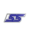 Móc khóa số 55 F1 Carlos Sainz in 3D cực chất - Thumbnail 2
