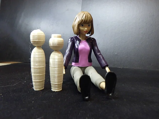 Mô hình búp bê gỗ phong cách Nhật Bản Kokeshi (Vintage Style) - Image 1
