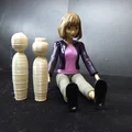 Mô hình búp bê gỗ phong cách Nhật Bản Kokeshi (Vintage Style) - Thumbnail 1