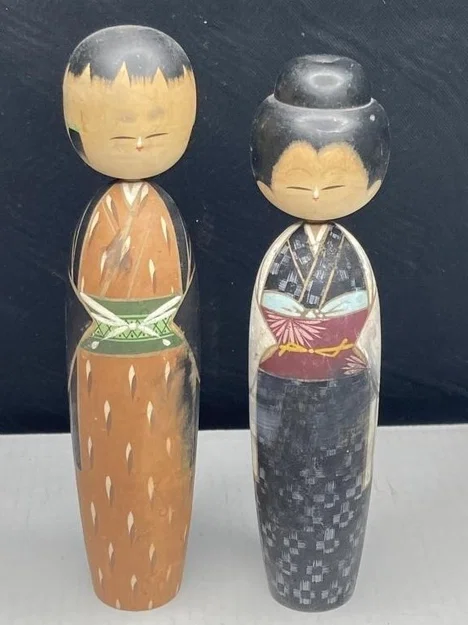 Mô hình búp bê gỗ phong cách Nhật Bản Kokeshi (Vintage Style) - Image 2